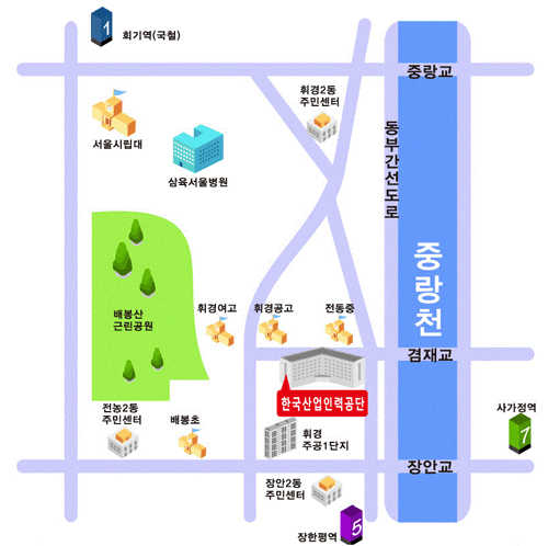 서울지역본부지도