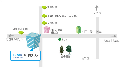 인천지역본부지도